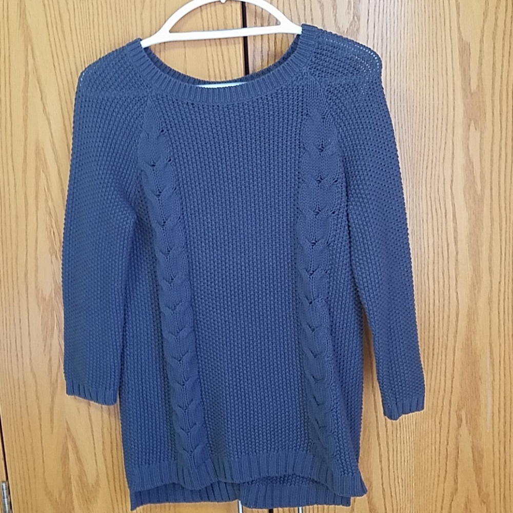 Cynthia Rowley bottom back sweater
